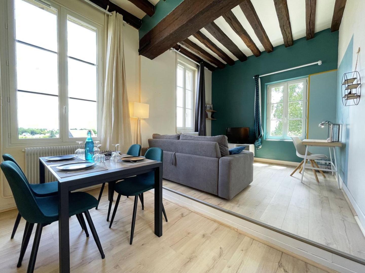 L'Horizon - Entree Independante - Parking Apartment Chartres Bagian luar foto